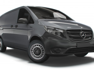 mercedes benz e vito l2 electric 2020 3D Model