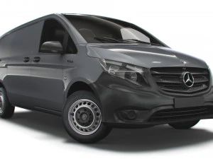 Mercedes Benz E Vito L2 Elektro 2020 3D Modell