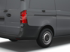 mercedes benz e vito l2 electric 2020 3D 模型