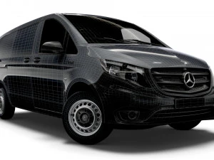 mercedes benz e vito l2 electric 2020 3D Model