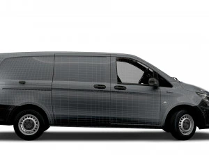 mercedes benz e vito l2 electric 2020 3D Model