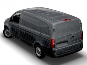 mercedes benz e vito l2 electric 2020 3D 模型