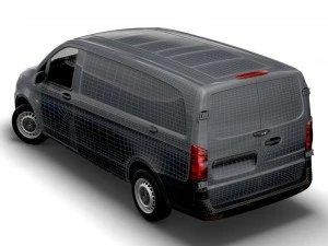 mercedes benz e vito l2 electric 2020 3D Model