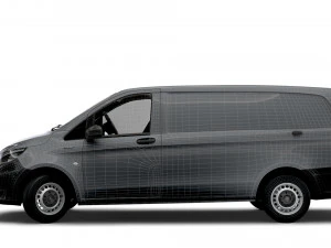 mercedes benz e vito l2 electric 2020 3D Model