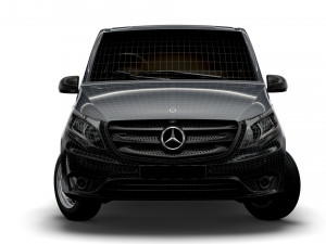 mercedes benz e vito l2 electric 2020 3D 模型
