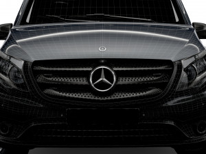mercedes benz e vito l2 electric 2020 3D 模型