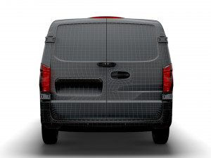 mercedes benz e vito l2 electric 2020 3D 模型