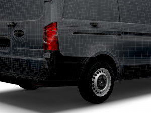 mercedes benz e vito l2 electric 2020 3D 模型