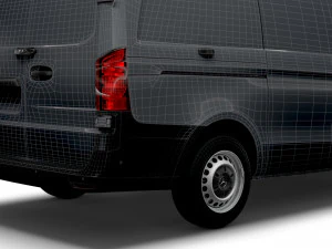 mercedes benz e vito l2 electric 2020 3D Model