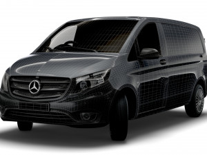 mercedes benz vito l1 premium 2020 Modelo 3D