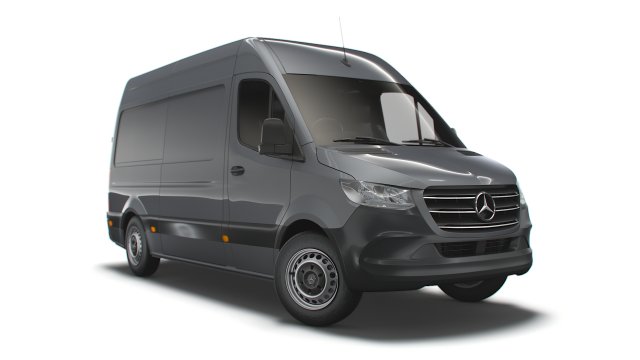 mercedes benz sprinter l2h2 uk-spec 2020 3D मॉडल .c4d .max .obj .3ds .fbx .stl .blend 