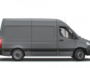 mercedes benz sprinter l2h2 uk-spec 2020 3D मॉडल