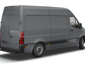 mercedes benz sprinter l2h2 uk-spec 2020 3D मॉडल