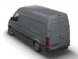 mercedes benz sprinter l2h2 uk-spec 2020 3D Model