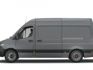 mercedes benz sprinter l2h2 uk-spec 2020 3D Model