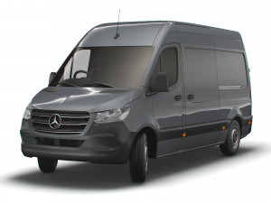 mercedes benz sprinter l2h2 uk-spec 2020 3D मॉडल