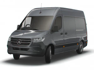 mercedes benz sprinter l2h2 uk-spec 2020 3D Model
