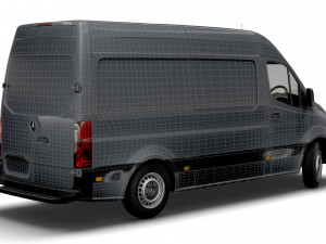 mercedes benz sprinter l2h2 uk-spec 2020 3D मॉडल