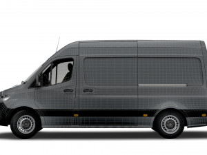 mercedes benz sprinter l2h2 uk-spec 2020 3D मॉडल