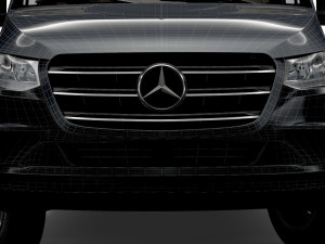 mercedes benz sprinter l2h2 uk-spec 2020 3D मॉडल