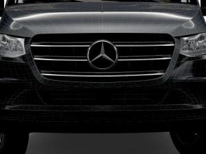 mercedes benz sprinter l2h2 uk-spec 2020 3D Model