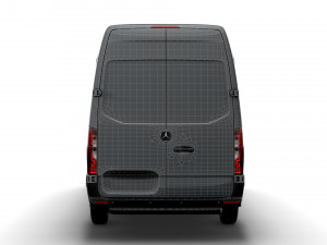 mercedes benz sprinter l2h2 uk-spec 2020 3D मॉडल