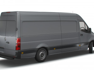 mercedes benz sprinter l3h2 rwd uk-spec 2020 3D Model