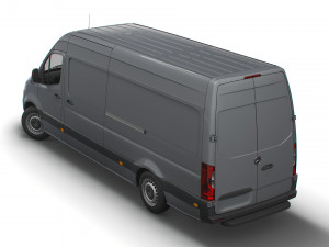 mercedes benz sprinter l3h2 rwd uk-spec 2020 3D Model
