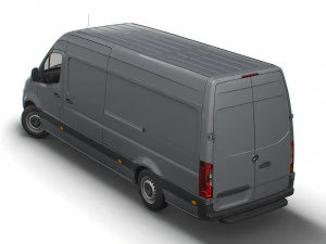 mercedes benz sprinter l3h2 rwd uk-spec 2020 3D Model