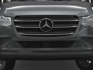 mercedes benz sprinter l3h2 rwd uk-spec 2020 3D Model