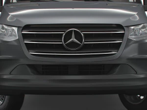 mercedes benz sprinter l3h2 rwd uk-spec 2020 3D Model
