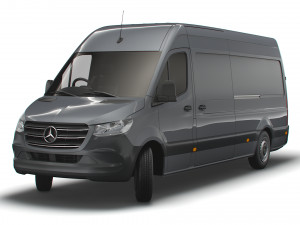 mercedes benz sprinter l3h2 rwd uk-spec 2020 3D Model