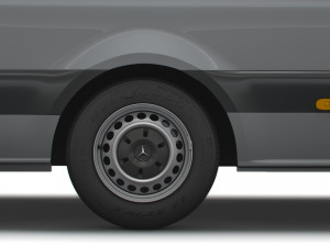 mercedes benz sprinter l3h2 rwd uk-spec 2020 3D Model