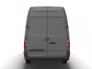 mercedes benz sprinter l3h2 rwd uk-spec 2020 3D Model