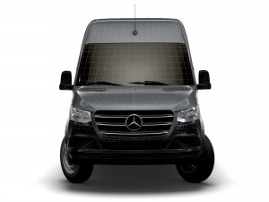 mercedes benz sprinter l3h2 rwd uk-spec 2020 3D Model