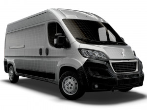 peugeot boxer l3h2 professional uk-spec 2020 3Dモデル
