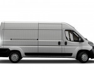 peugeot boxer l3h2 professional uk-spec 2020 3Dモデル