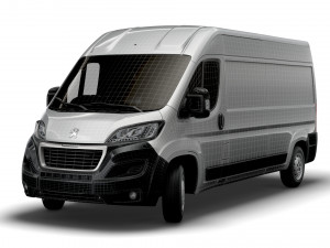 peugeot boxer l3h2 professional uk-spec 2020 3Dモデル