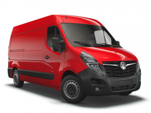 vauxhall movano 3300 l2h2 uk-spec 2020 3D Model