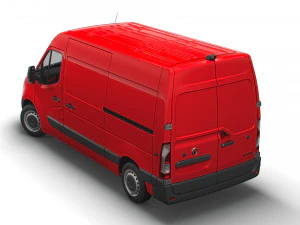 vauxhall movano 3300 l2h2 uk-spec 2020 3D Model