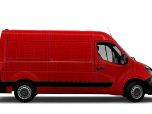 vauxhall movano 3300 l2h2 uk-spec 2020 3D Model