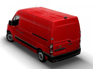 vauxhall movano 3300 l2h2 uk-spec 2020 3D Model