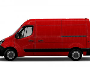 vauxhall movano 3300 l2h2 uk-spec 2020 3D Model