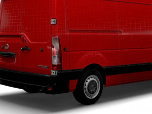 vauxhall movano 3300 l2h2 uk-spec 2020 3D Model