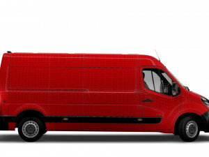 vauxhall movano 3500 l3h2 uk-spec 2020 Modèle 3D