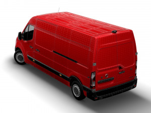 vauxhall movano 3500 l3h2 uk-spec 2020 Modèle 3D
