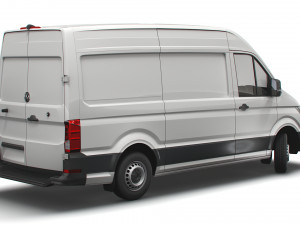 volkswagen crafter mwb startline uk-spec 2020 Model 3D