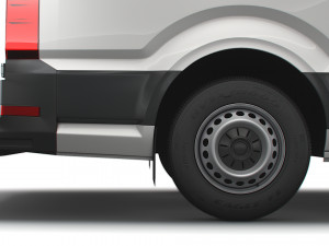 volkswagen crafter mwb startline uk-spec 2020 Model 3D