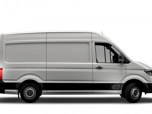 volkswagen crafter mwb startline uk-spec 2020 Model 3D