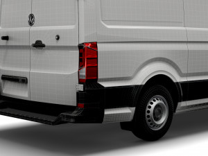 volkswagen crafter mwb startline uk-spec 2020 Model 3D